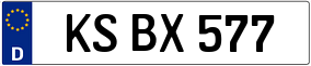 Truck License Plate